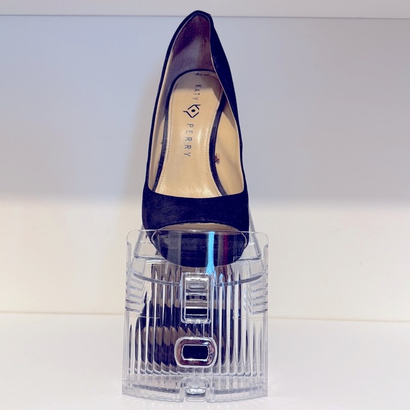 The Caitlin Suede Rubik’s Cube Heels - Picture 2 of 2